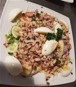 Salada Atumc/Feijao Frade